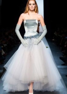 Wedding denim dress magnificent