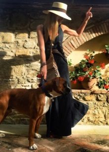 summer dress to the floor of jeans