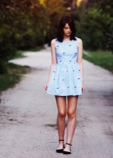 Soft blue dress