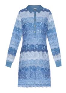 Blue and Blue Shirt Dress