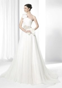 Franc Sarabia one-shoulder wedding dress