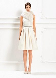 Wedding dress from Max Mara beige