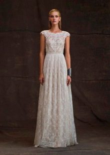 Not luxuriant classic wedding dress