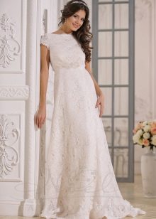 Classic Closed Wedding Dress