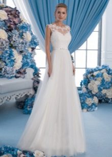 Classic Straight Wedding Dress with Lace