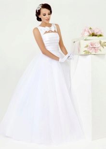Kookla Simple White Collection Wedding Dress with Cutout