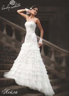 Wedding dress from the Enigma collection from Lady White a-silhouette