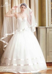Wedding dress from the collection of Melody of love from Lady White in the style of a princess