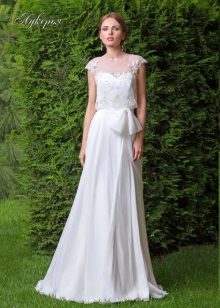 Lady White wedding dress in retro style