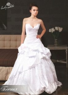Wedding dress from Lady White's A-silhouette collection of love