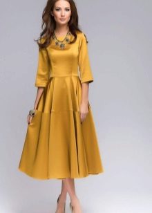 Mustard dress
