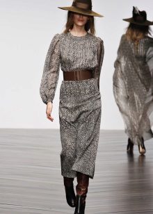 Boots for a knitted dress