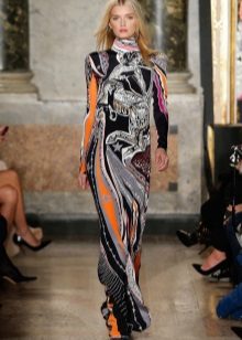 Dress knit to the floor