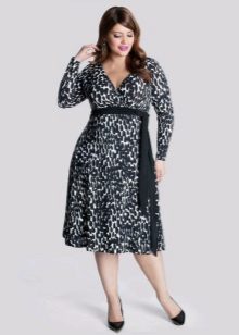 Dress from dense fabric of the correct style the correcting figure