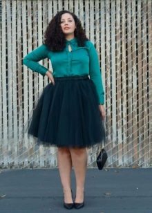 Dress for a full young girl