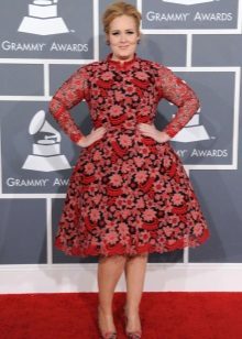 Dress styles of medium length for over 40 women