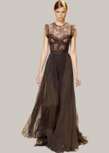 Long brown dress
