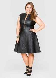 Leather dress for obese women