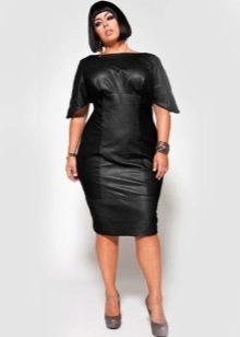 Leather dress for obese women