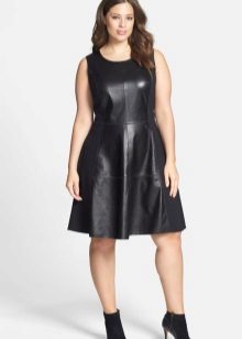 Leather dress for obese women