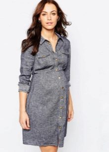Maternity Shirt Dress