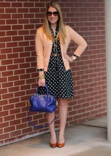 Office dress in a small flower