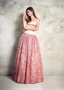 Magnificent two-tone dress