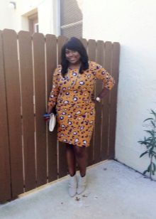 Animal Print Full Body Dress