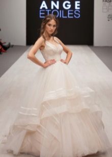 Tiered Organza Wedding Dress
