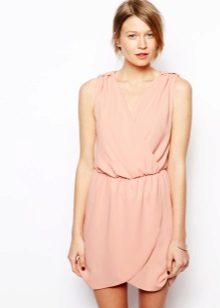 Peach dress for fair skin