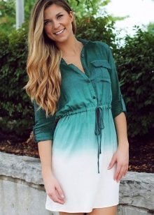 Custom color dress safari style