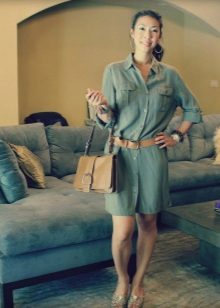 Safari shirt dress