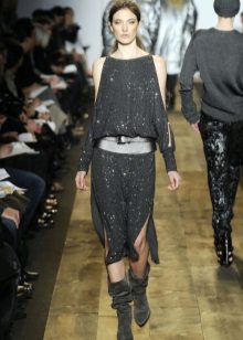 Glam Rock Sleeved Dress