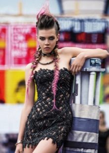 Rock style lace dress