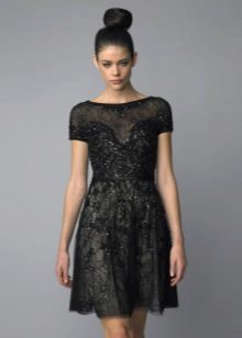 Chanel Black Lace Dress