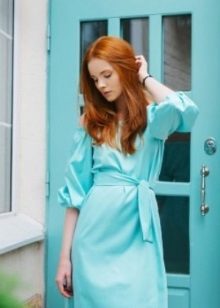 Mint dress for red