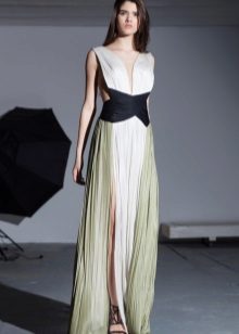 Greek dress with black belt