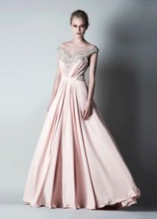 Dress in the Greek style beige