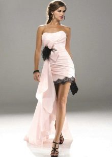 Pink dress with sandals