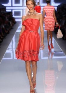 Cocktail dress made of silk