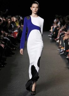 Sports dress for the celebration of white and blue