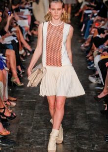 sports dress with neckline