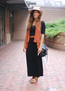 Black terracotta dress