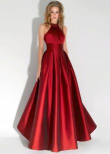 Cherry dress to the floor