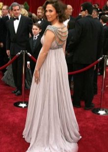 Long dress in a floor for pregnant women