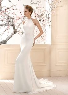 Dress with American armhole wedding