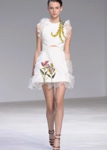 Babydoll dress with ruffles