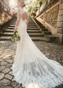 Lace Wedding Dress with Train