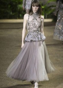 Elie Saab Spring-Summer 2016 Dress with Basque