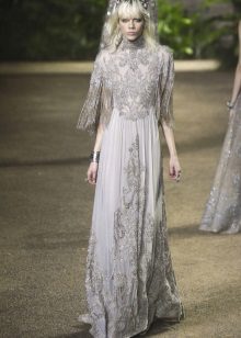 Elie Saab Spring-Summer 2016 Fringed Dress